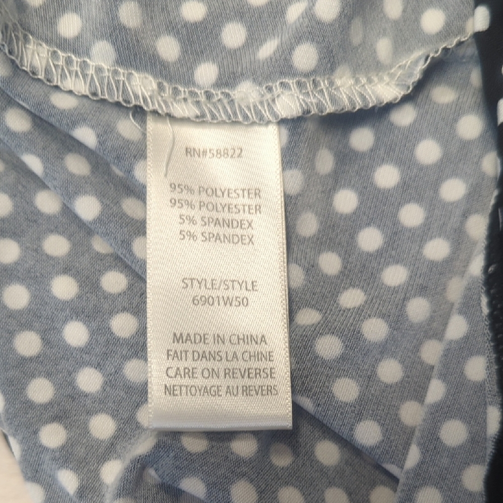 Max Studio Polka Dot Top - Picture 4 of 4